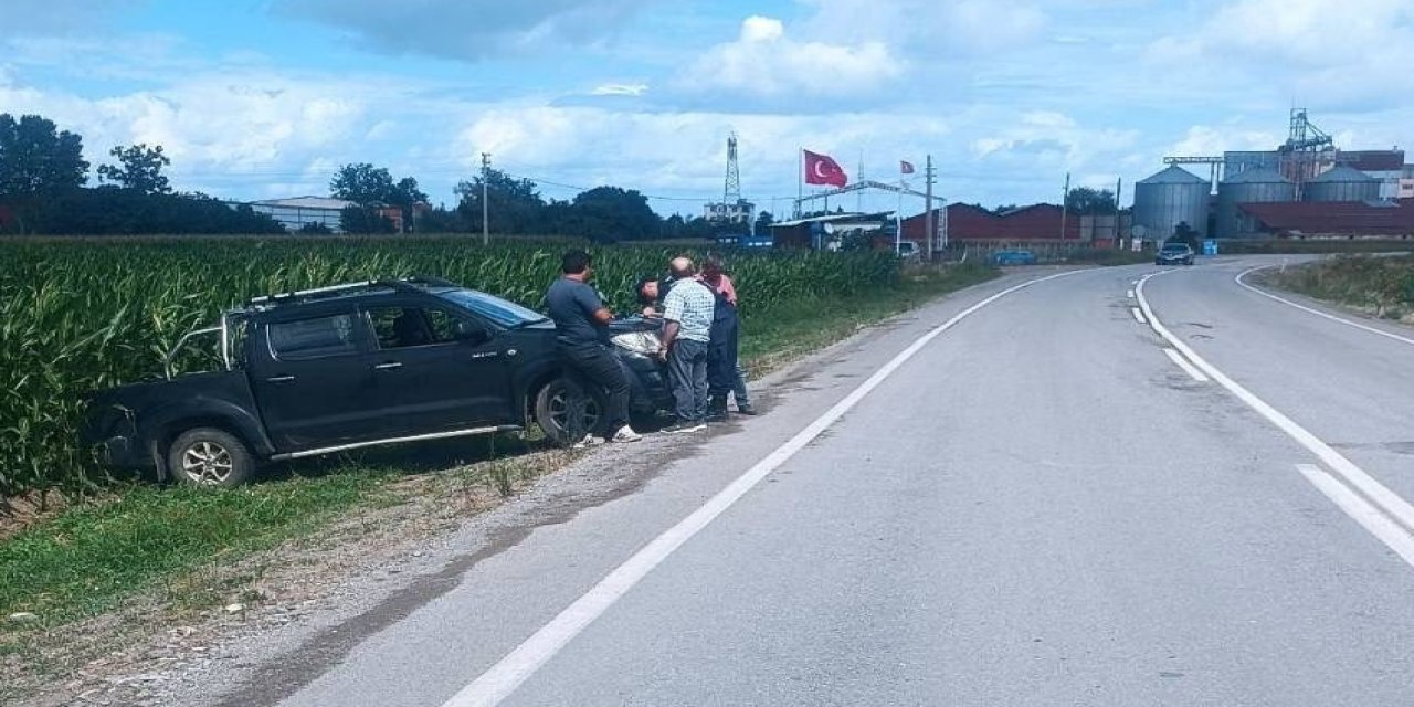 Trafik kazasında 1 kişi yaralandı