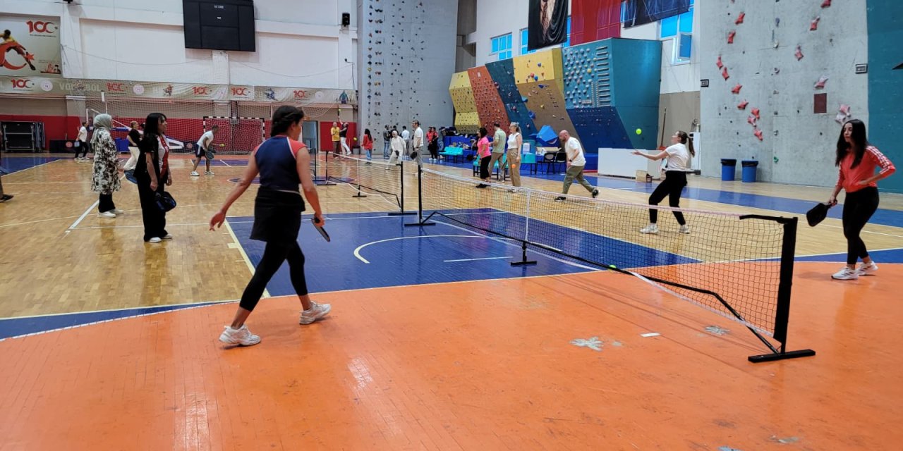 Pickleball ile aktif yaşam ve spor kültürü yaygınlaştırılıyor