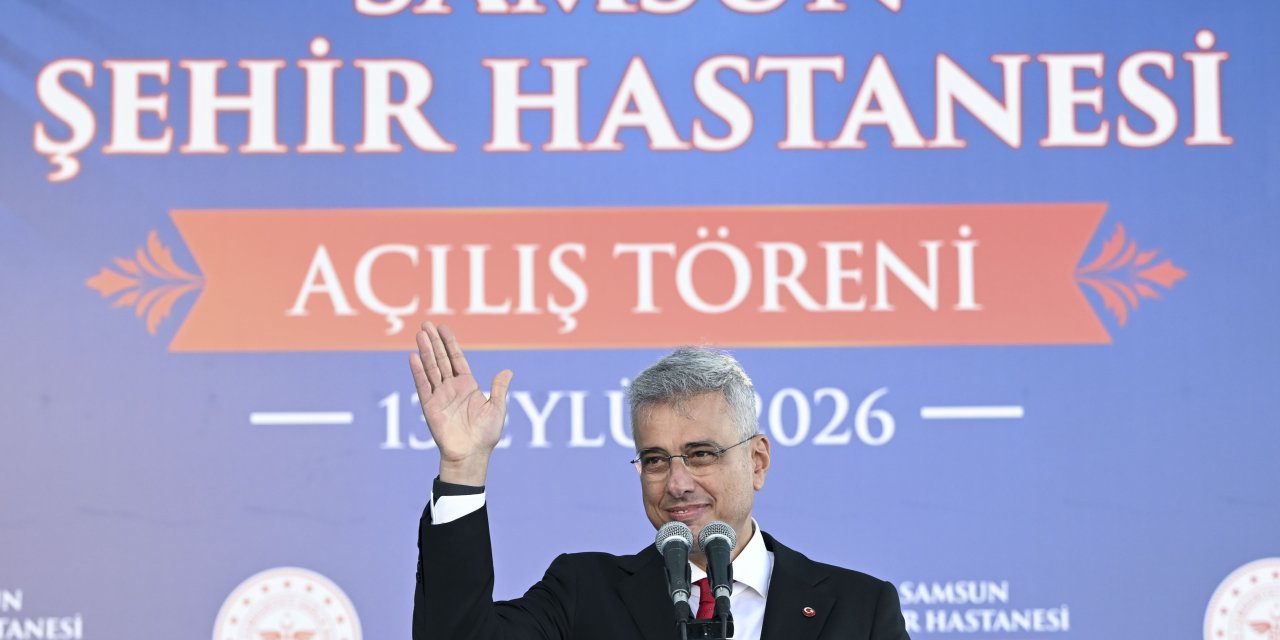Bakan Memişoğlu, Samsun Şehir Hastanesi'nin açılışında konuştu