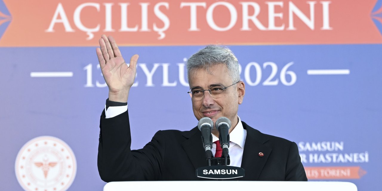 Bakan Memişoğlu, Samsun Şehir Hastanesi'nin açılışında konuştu