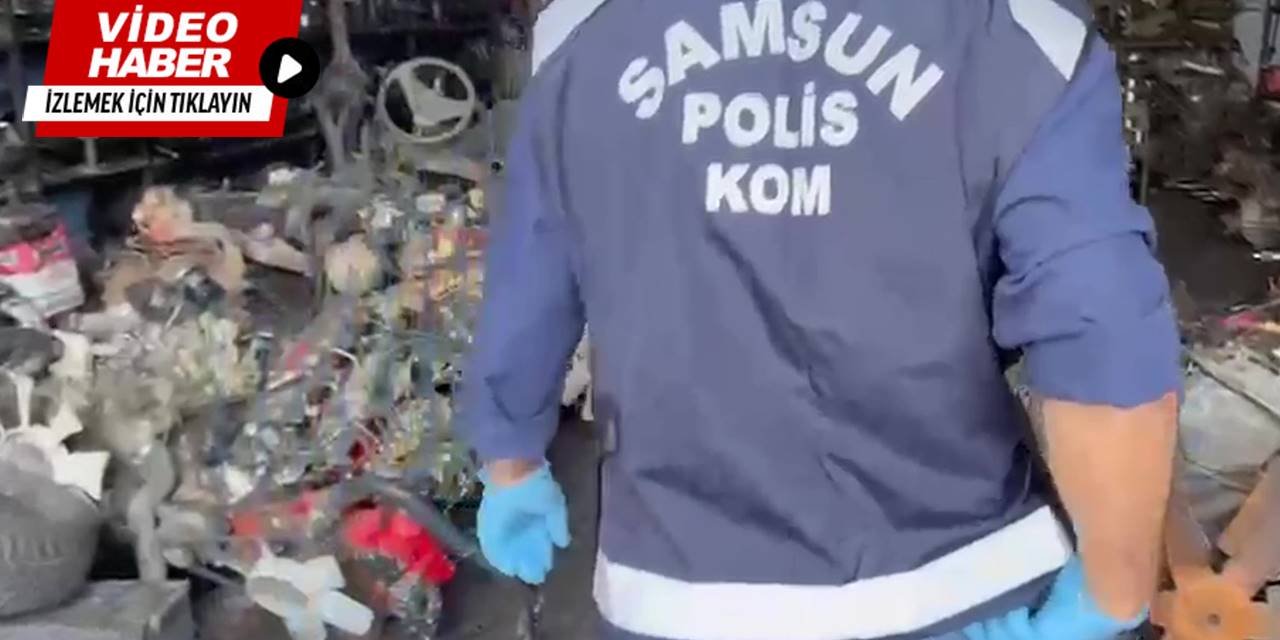 Samsun'da kaçak otomobil motorlarına el konuldu