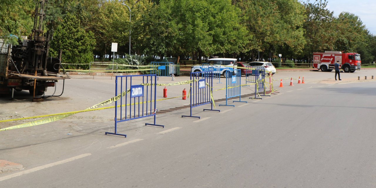 Metan gazı çıkışının yaşandığı bölgede önlem alındı