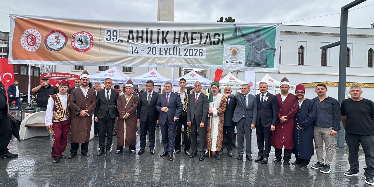 Samsun'da 39. Ahilik Haftası törenle kutlandı