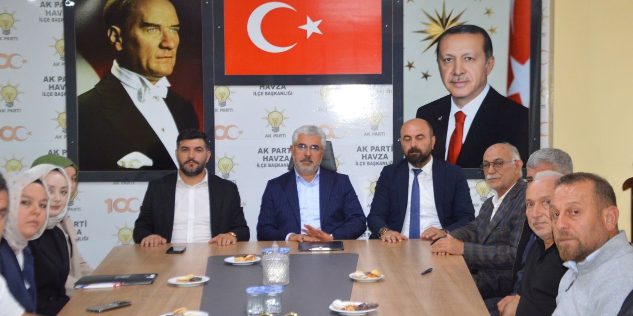 Milletvekili Aksu Havza'da ziyaretlerde bulundu