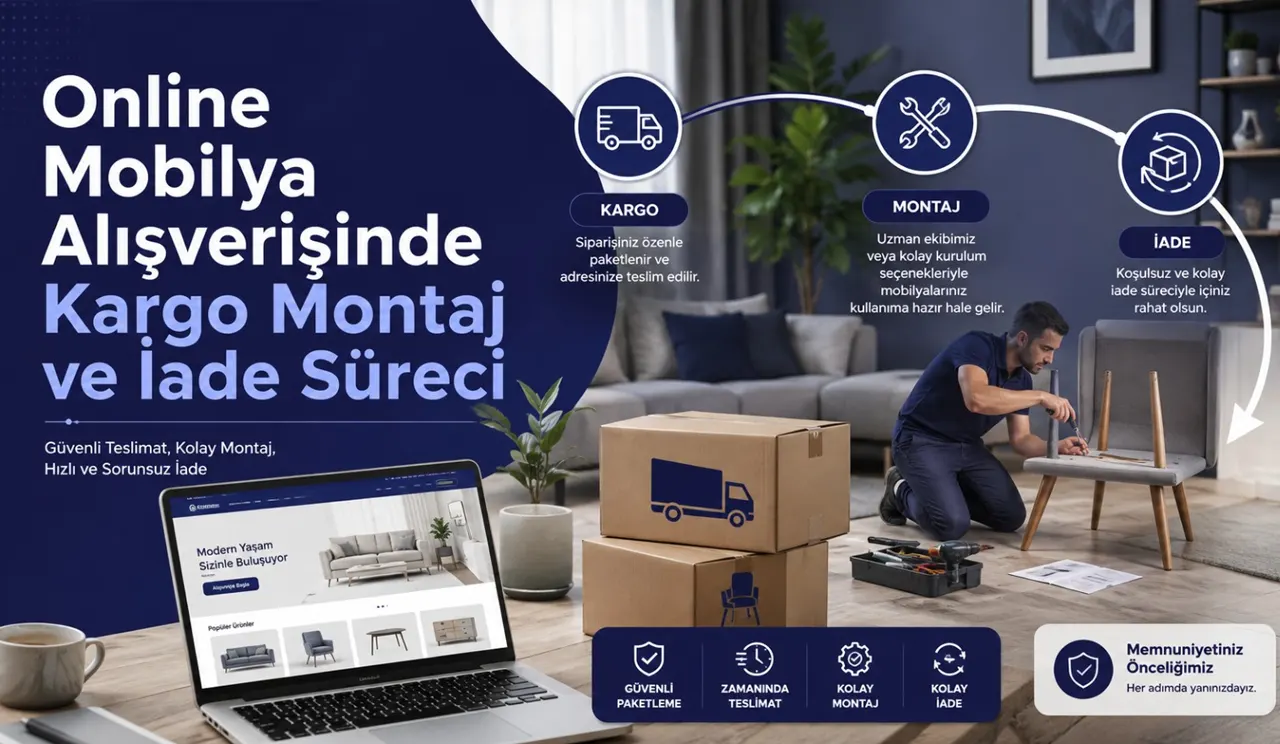 Online Mobilya Alışverişinde Kargo Montaj ve İade Süreci