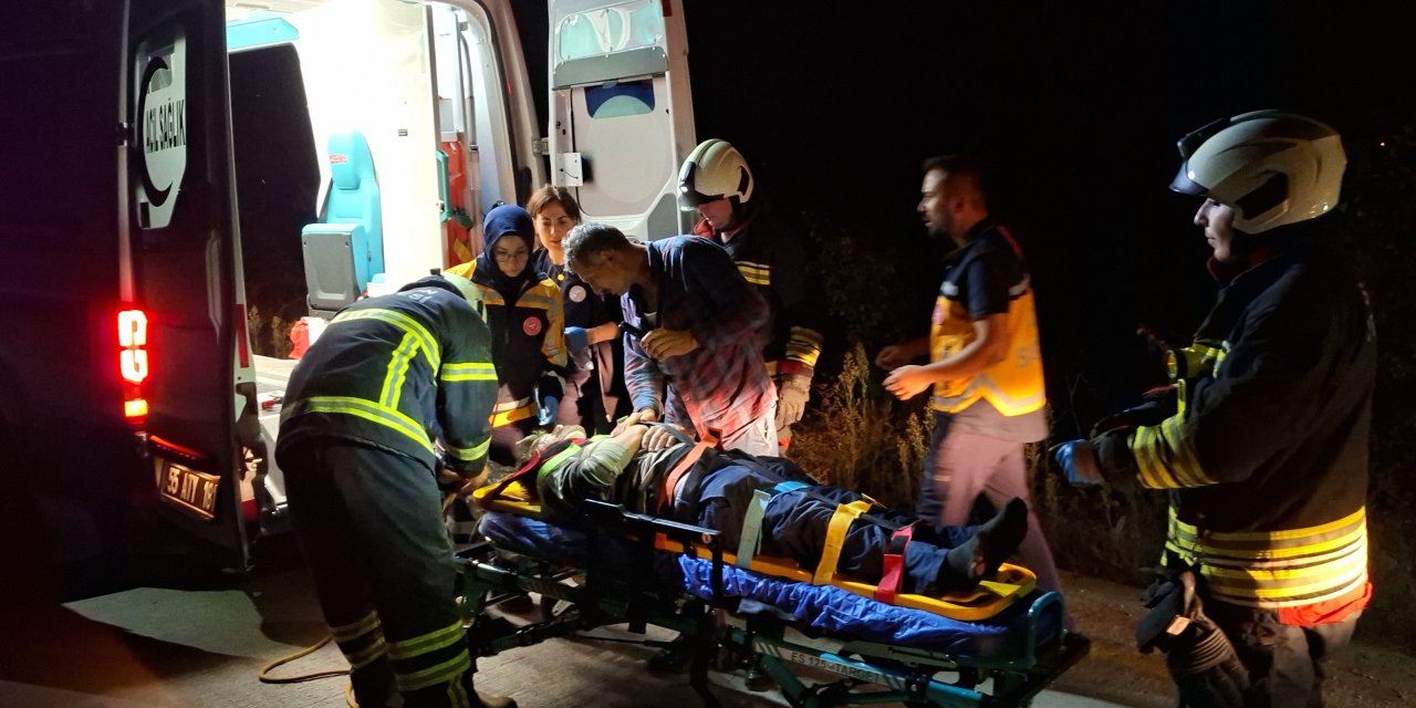 Trafik kazasında 2 kişi yaralandı