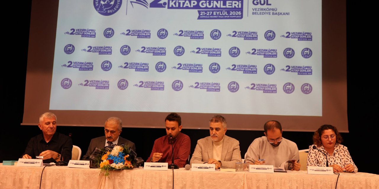 Vezirköprü'de yazarlar kitapseverlerle buluştu