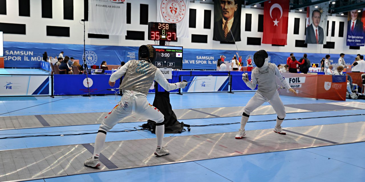 Yıldızlar ve Gençler Flöre Dünya Kupası Samsun'da sona erdi