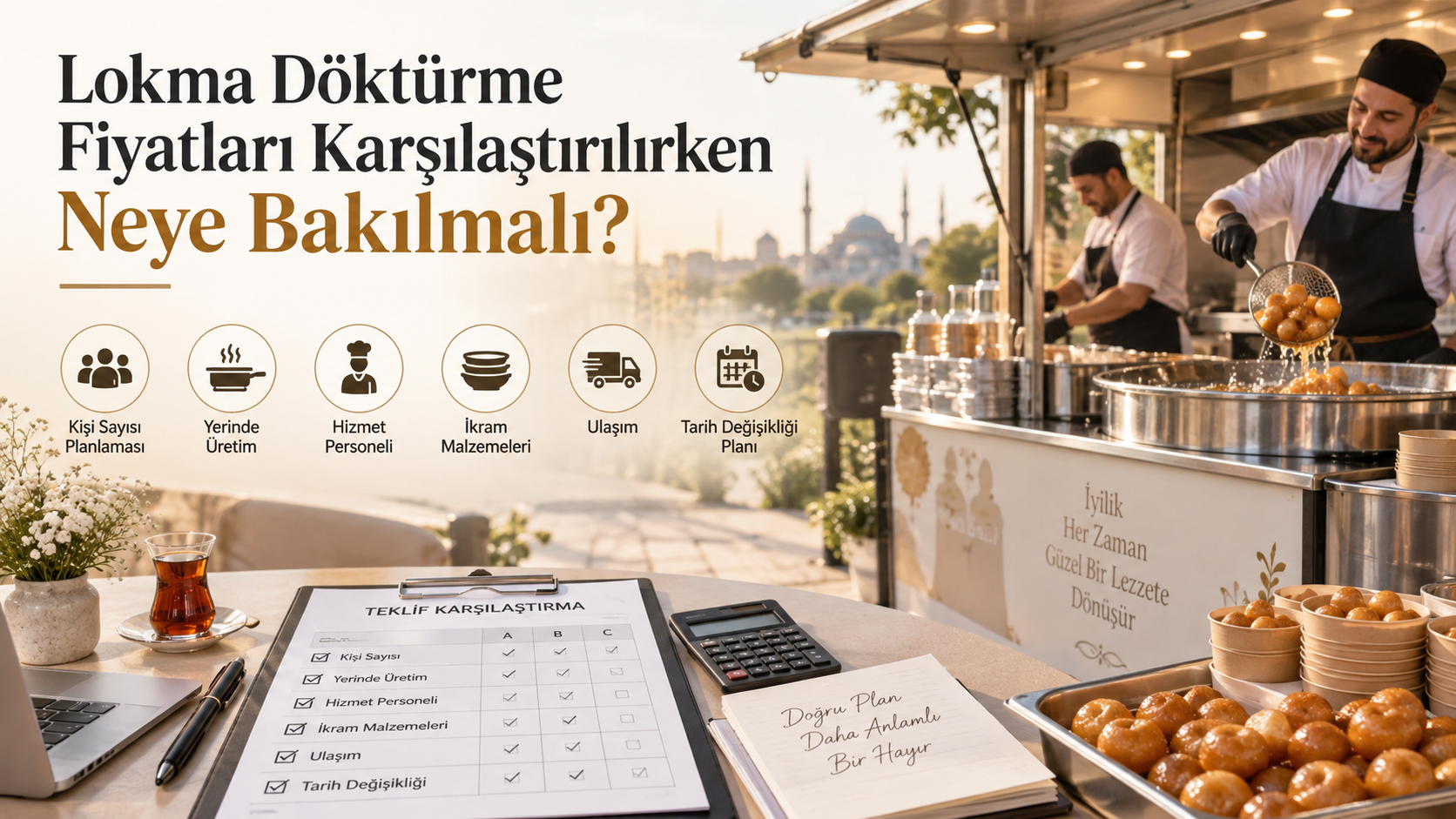 Lokma Döktürme Fiyatları Karşılaştırılırken Neye Bakılmalı?