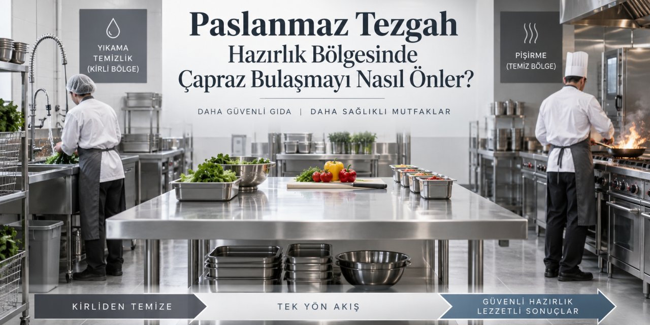 Paslanmaz Tezgah Hazırlık Bölgesinde Çapraz Bulaşmayı Nasıl Önler?