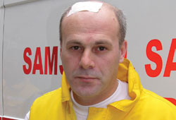 Ambulans şoförüne çirkin saldırı