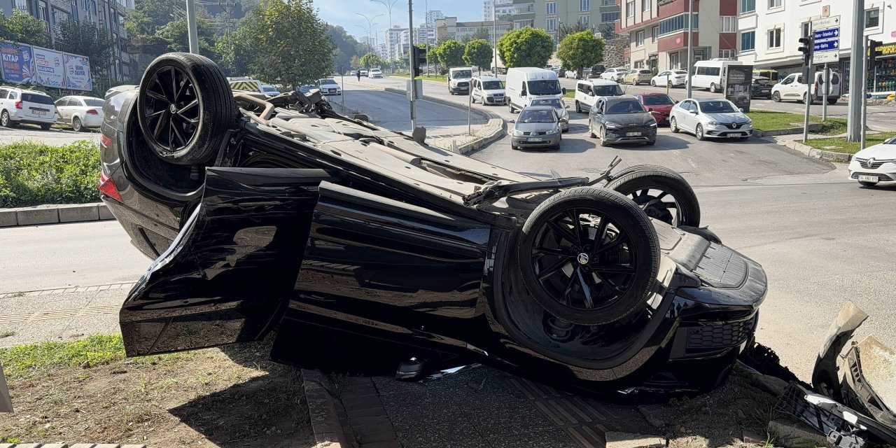 Trafik kazasında 1 kişi yaralandı