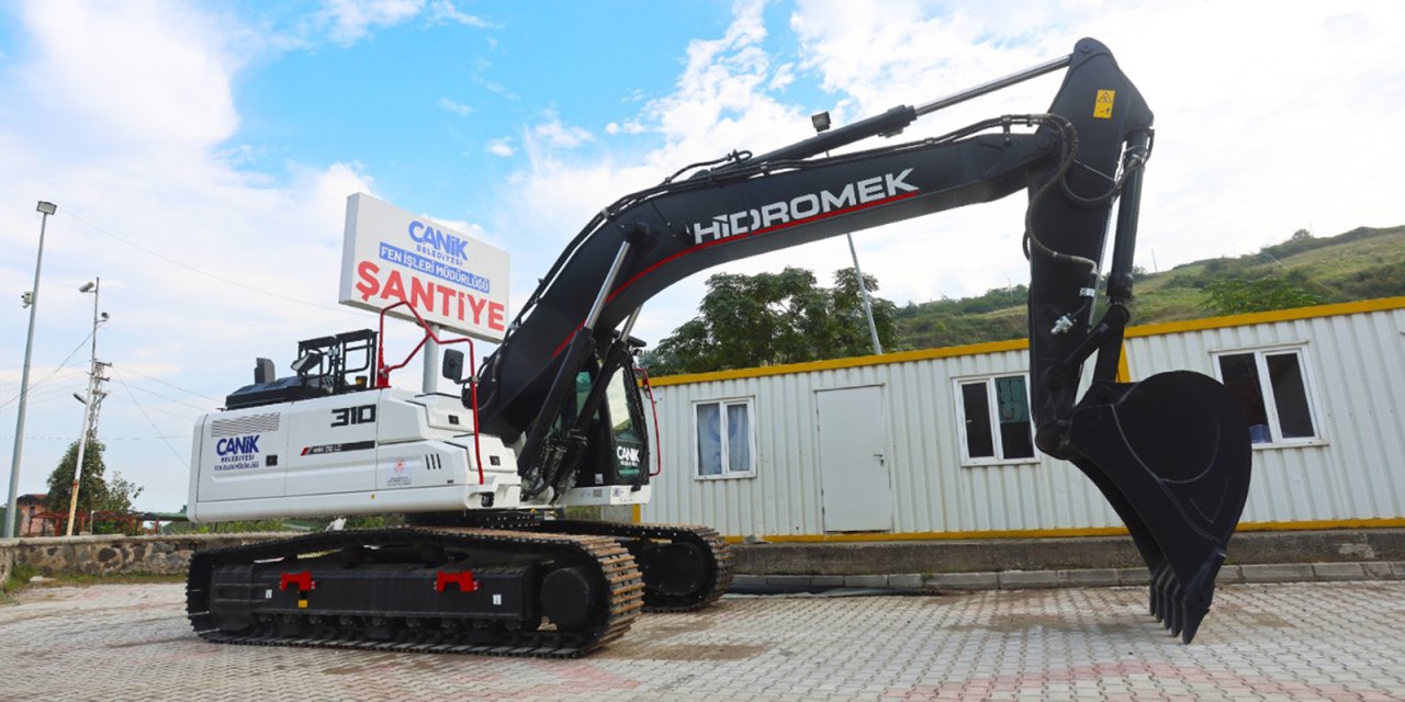 Canik'te yeni iş makinesi filoda