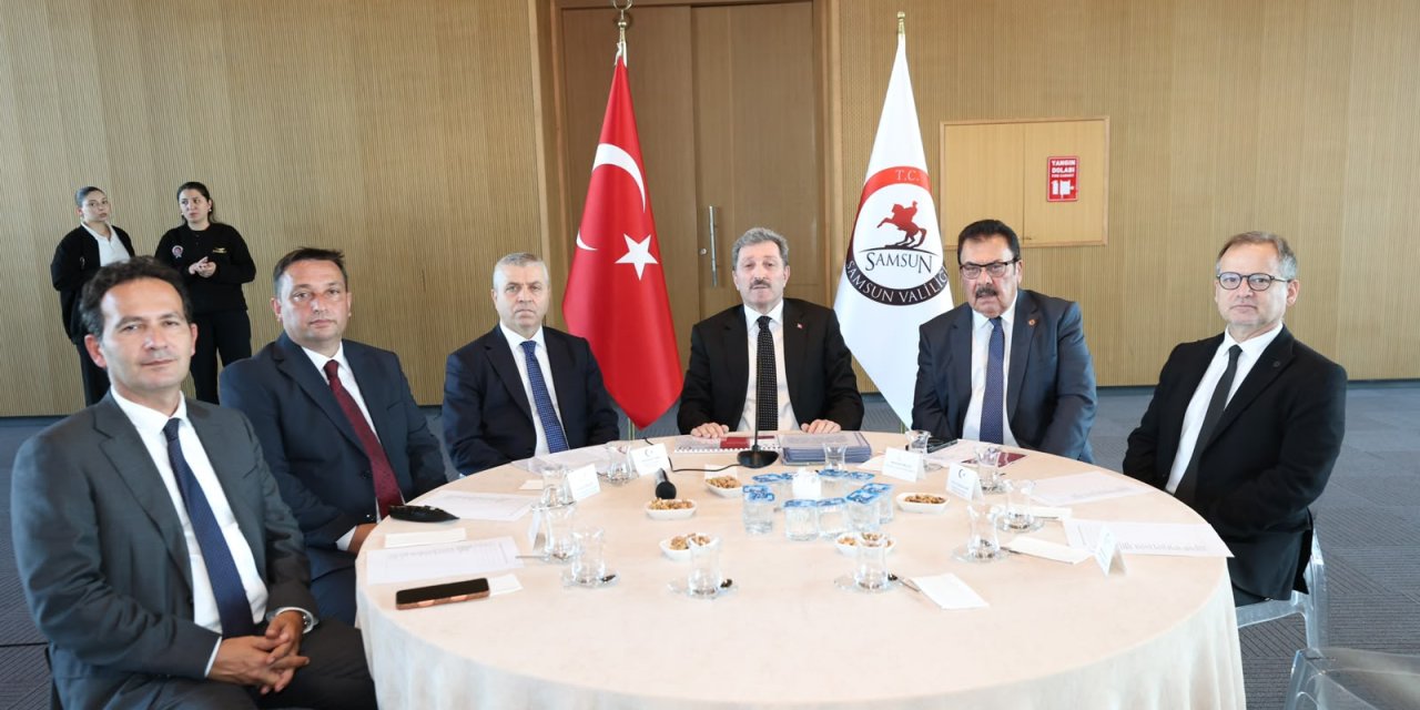 Samsun'da yatırım ve projeler değerlendirildi