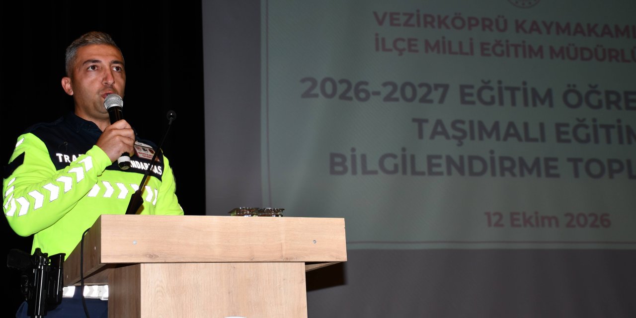 Servis şoförlerine bilgilendirme yapıldı