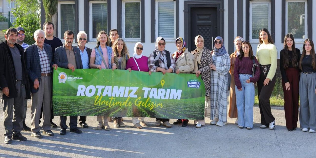 Samsun'da üreticiler farklı üretim modelleriyle tanışıyor