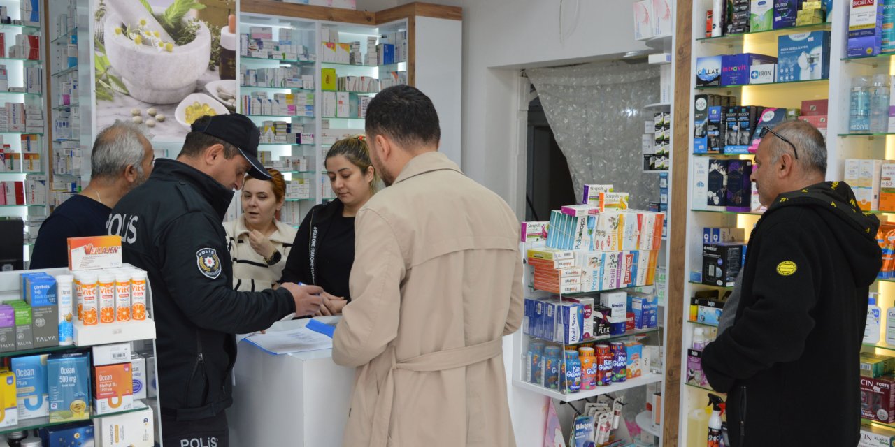 Eczanelere yönelik denetim yapıldı