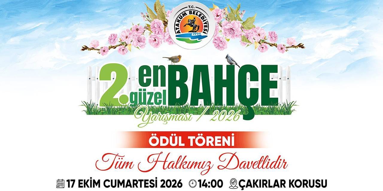 Ödül töreni Çakırlar Korusu’nda gerçekleştirilecek