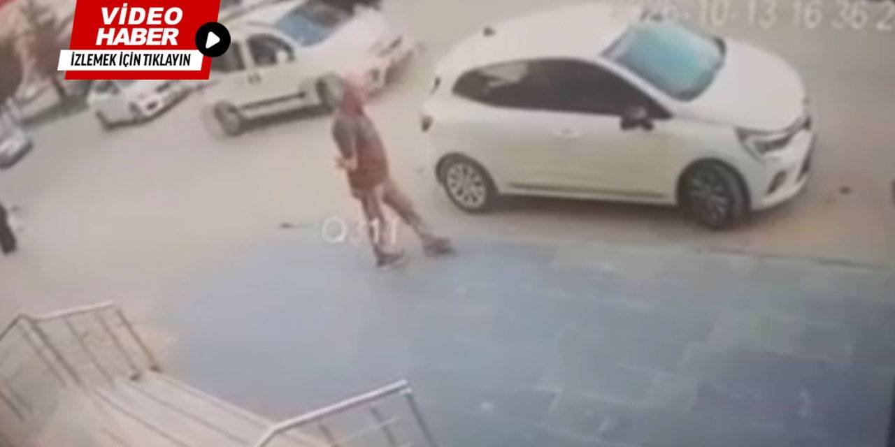 Hafif ticari araç yayaya çarptı
