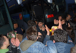 Mehmetcikler coşkuyla uğurlandı