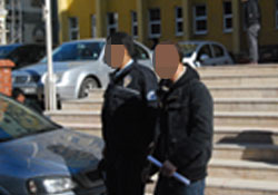 Adliyeye girince gözaltına alındı