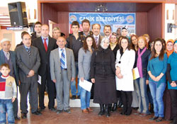 Bilgisayar operatörleri sertifikalarını aldı