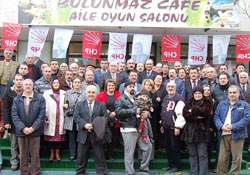 Burmadan miting gibi toplantı