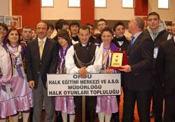 Halk oyunları yarışması tamamlandı