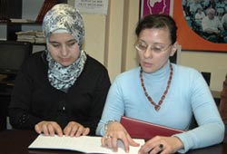 'Braille' ile okuyacaklar