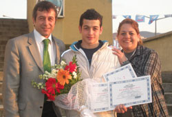 Ayberk gurur yaşattı