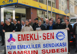 Emekli-Sen'den faks'lı eylem