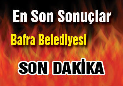Bafra Seçim sona erdi