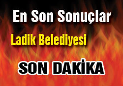 Ladik Seçim bitti.