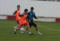 Çift antrenman yaptılar