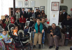 Neiş, Sakatlar Derneği ile vedalaştı