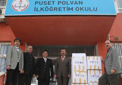 Okula bilgisayar yardımı yapıldı