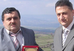 Vezirköprü Kaymakamı ödüllendirildi