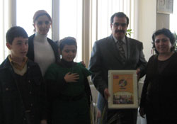 Otistik çocuklardan anlamlı ziyaret