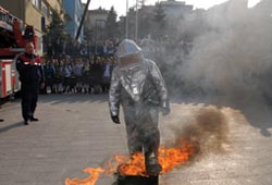 Heyecanlandıran tatbikat