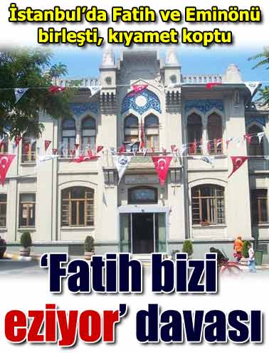 Eminönü çalışanları Fatihi şikâyet etti...