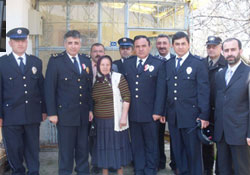 Şehit Şahinin mezarı ziyaret edildi