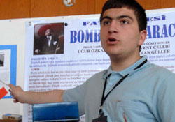 Küçük mucitten bomba imha robotu