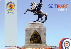 Yüz bin kişi SAMKART'lı