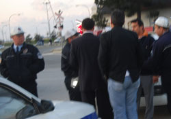 Yol trafiğe kapandı