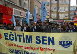 Eğitim-Sen OMÜlü öğrencilere sahip çıktı
