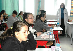 Bursluluk sınavı TEDde yapıldı