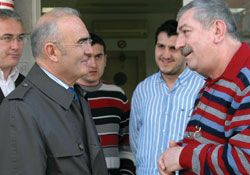 Yılmaz, ziyaretlerini sürdürdü