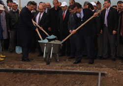 Sulama projesinin temeli atıldı