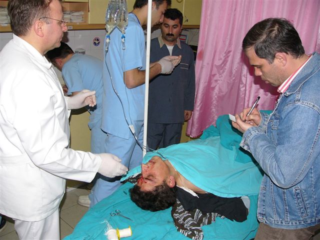 Küfürleşme kanlı bitti