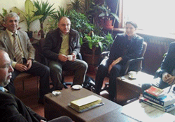 Veteriner hekimlerden Bilgiçe ziyaret